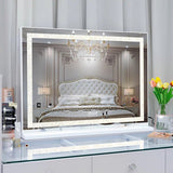Myfitin Crystal Hollywood Mirror with Bluetooth-Hollywood led strip Music Mirror - Myfitin Furniture