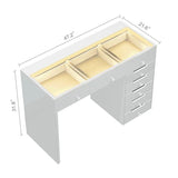 Myfitin Diana Vanity Desk - 8 Storage Drawers - Myfitin Furniture