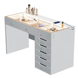 Myfitin Diana Vanity Desk - 8 Storage Drawers - Myfitin Furniture