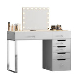 Myfitin Diana Vanity Desk Pro - 6 Storage Drawers - Myfitin Furniture