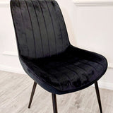 Myfitin Dido Velvet Dining Chair (Bespoke) - Myfitin Furniture