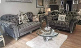Myfitin Elegance Chesterfield Italian 3+2 Sofas Set - Myfitin Furniture