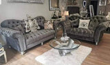 Myfitin Elegance Chesterfield Italian 3+2 Sofas Set - Myfitin Furniture