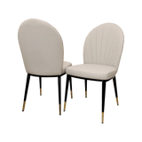 Myfitin Etta Leather Dining Chair (Bespoke) - Myfitin Furniture