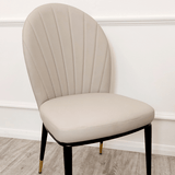 Myfitin Etta Leather Dining Chair (Bespoke) - Myfitin Furniture
