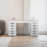 Myfitin Eva Vanity Desk - 13 Storage Drawers - Myfitin Furniture