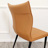 Myfitin Flora Leather Dining Chair (Bespoke) - Myfitin Furniture