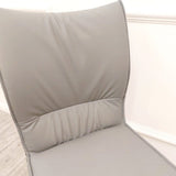 Myfitin Flora Leather Dining Chair (Bespoke) - Myfitin Furniture