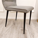 Myfitin Flora Leather Dining Chair (Bespoke) - Myfitin Furniture
