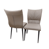 Myfitin Flora Leather Dining Chair (Bespoke) - Myfitin Furniture