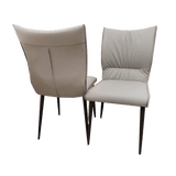Myfitin Flora Leather Dining Chair (Bespoke) - Myfitin Furniture