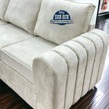 Myfitin High back panel sofa set - Myfitin Furniture