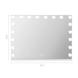 Myfitin Hollywood Glow Mirror with RGB - 18 Dimmable LED Bulbs - Myfitin Furniture