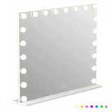 Myfitin Hollywood Glow Mirror with RGB - 18 Dimmable LED Bulbs - Myfitin Furniture