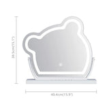 Myfitin Hollywood Mirror Bear LED Mirror - Myfitin Furniture
