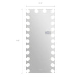 Myfitin Hollywood Mirror - Full Length Wall Mountable Mirror with 24 Dimmable LED Bulbs - Myfitin Furniture