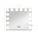 Myfitin Hollywood Mirror Pro - Tabletop or Wall Mount Mirror with 14 Dimmable LED Bulbs - Myfitin Furniture