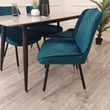 Myfitin Luna Velvet Dining Chair (Bespoke) - Myfitin Furniture