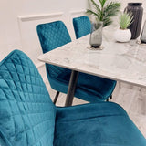 Myfitin Luna Velvet Dining Chair (Bespoke) - Myfitin Furniture