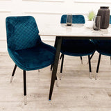 Myfitin Luna Velvet Dining Chair (Bespoke) - Myfitin Furniture