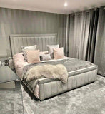 Myfitin Luxury Hilton Panel Bed (Bespoke) - Myfitin Furniture