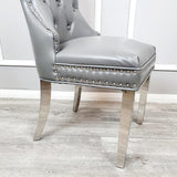 Myfitin Mayfair Leather Dining Chairs (Bespoke) - Myfitin Furniture