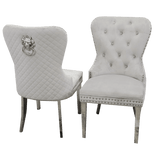 Myfitin Mayfair Leather Dining Chairs (Bespoke) - Myfitin Furniture