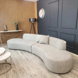 Myfitin Miami Curved Cinema Boucle Sofa - Myfitin Furniture