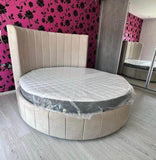 Myfitin Pannel Round Bed (Bespoke) - Myfitin Furniture