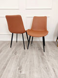 Myfitin Remus Leather Dining Chair (Bespoke) - Myfitin Furniture