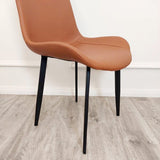 Myfitin Remus Leather Dining Chair (Bespoke) - Myfitin Furniture