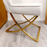 Myfitin Sandhurst X Leg Dining Chair (Bespoke) - Myfitin Furniture