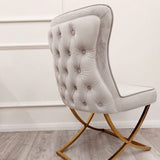 Myfitin Sandhurst X Leg Dining Chair (Bespoke) - Myfitin Furniture