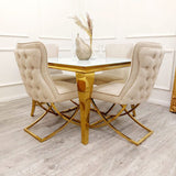 Myfitin Sandhurst X Leg Dining Chair (Bespoke) - Myfitin Furniture