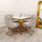 Myfitin Sandhurst X Leg Dining Chair (Bespoke) - Myfitin Furniture