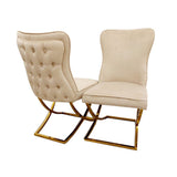Myfitin Sandhurst X Leg Dining Chair (Bespoke) - Myfitin Furniture
