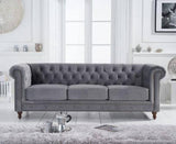 Myfitin Sleigh Arm Chesterfield Sofa (Bespoke) - Myfitin Furniture
