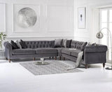 Myfitin Sleigh Arm Chesterfield Sofa (Bespoke) - Myfitin Furniture