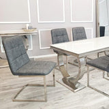 Myfitin Tara Faux Leather Dining Chair (Bespoke) - Myfitin Furniture
