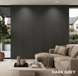 PREMIUM ACOUSTIC SLATTED WALL PANEL (MULTIPLE COLOURS) - Myfitin Furniture