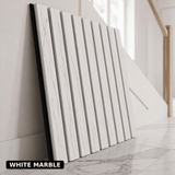 PREMIUM ACOUSTIC SLATTED WALL PANEL (MULTIPLE COLOURS) - Myfitin Furniture