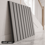 PREMIUM ACOUSTIC SLATTED WALL PANEL (MULTIPLE COLOURS) - Myfitin Furniture