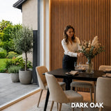 PREMIUM ACOUSTIC SLATTED WALL PANEL (MULTIPLE COLOURS) - Myfitin Furniture