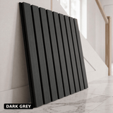PREMIUM ACOUSTIC SLATTED WALL PANEL (MULTIPLE COLOURS) - Myfitin Furniture