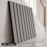 PREMIUM ACOUSTIC SLATTED WALL PANEL (MULTIPLE COLOURS) - Myfitin Furniture