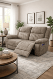 Rose Brown 2 Seater E-Recliner Sofa - Myfitin Furniture