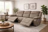 Rose Brown 2 Seater E-Recliner Sofa - Myfitin Furniture