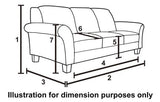 4 seater Velvet Myfitin split sofa - Myfitin Furniture