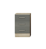 5 Drawers Chest – Available in High Gloss Grey, White and Black