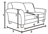 Myfitin 2 seater Small sofa - Myfitin Furniture
